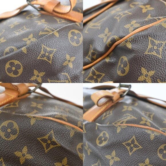 LOUIS VUITTON Logo Saumur 43 Shoulder Bag Monogram Leather Brown M42252 98MA210 - Picture 6 of 16
